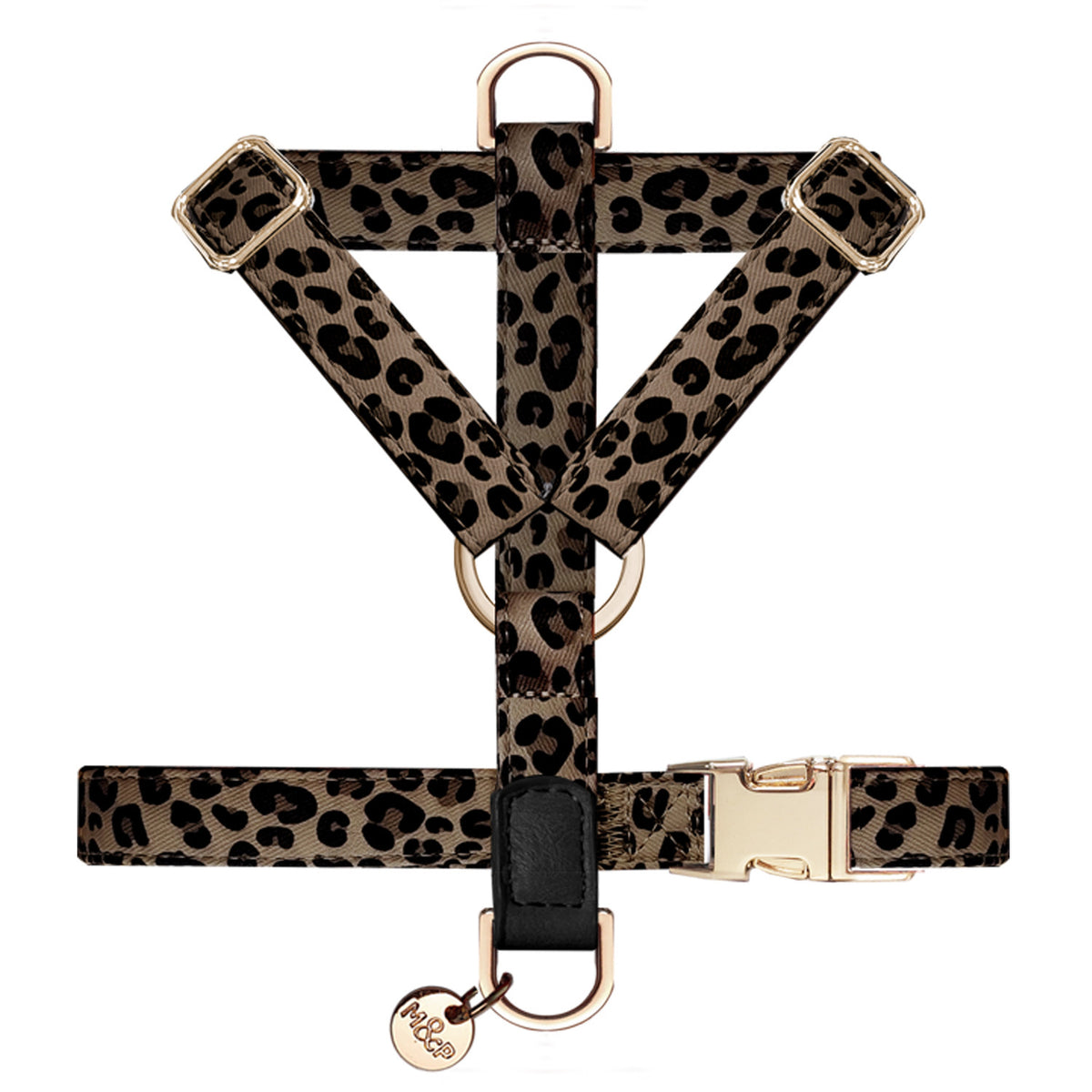 Popruhový postroj pre psa Milk&Pepper Zaria – leopardia
