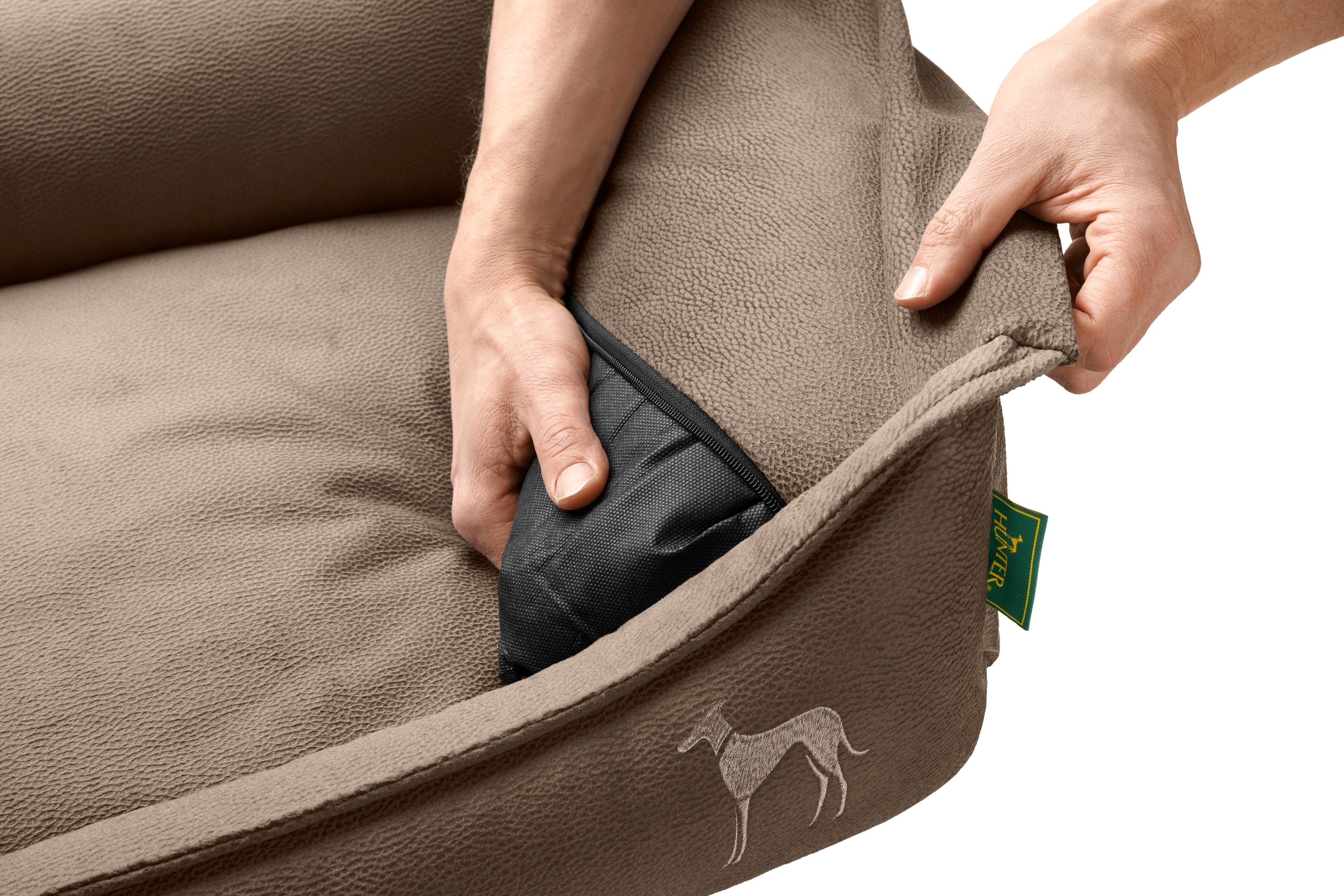 Ergonomická pohovka pre psa Hunter Merida – taupe